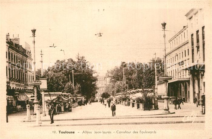 Toulouse Haute-Garonne Allées Jean Jaurès Carrefour des Boulevards