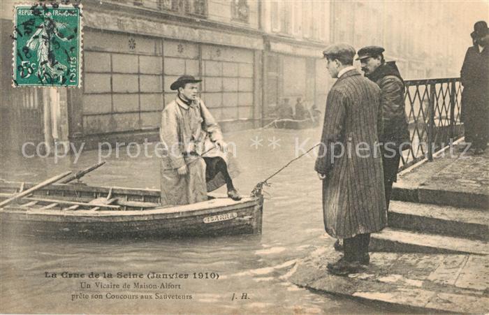 Paris La Crue de la Seine Inondations Hochwasser Katastrophe