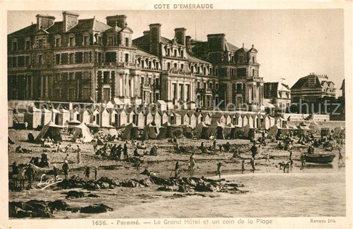Parame Grand Hôtel et un coin de la plage
