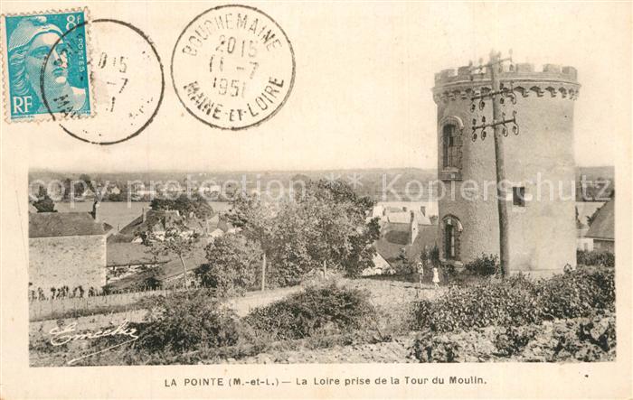 La Pointe-Bouchemaine La Loire prise de la Tour du Moulin