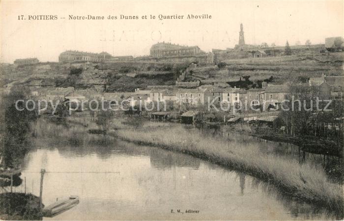 Poitiers 86 Notre Dame des Dunes et Quartier Abovil