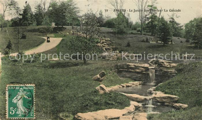 Angers Jardin des Plantes la cascade