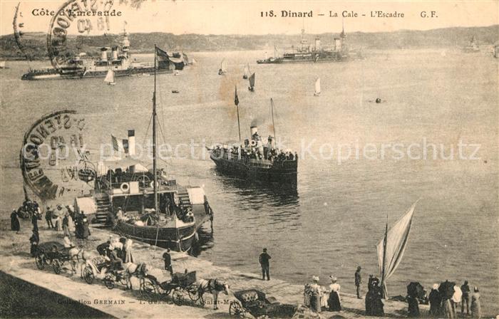 Dinard 35 La Cale L'Escadre Bateaux