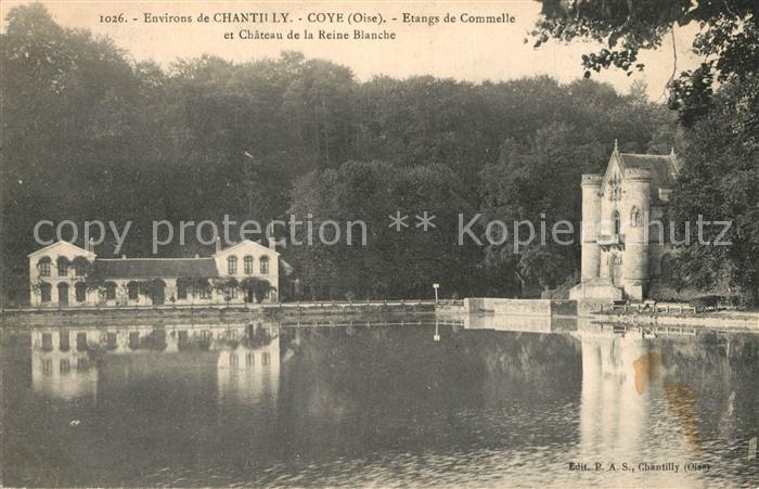 Coye-la-Foret Etangs de Commelle et Chateau de la Reine Blanche