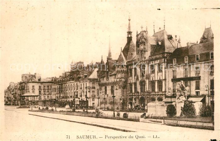 Saumur Perspective du Quai