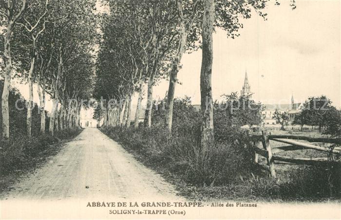 Soligny-la-Trappe Abbaye de la Grande Trappe Allée des Pl