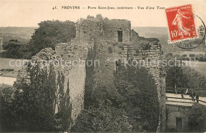 Provins Porte Saint Jean Ruines