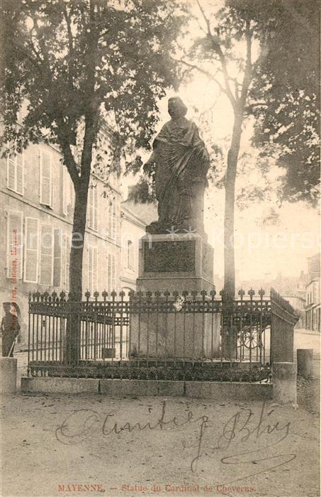 Mayenne Statue du Cardinal de Cheverus Monument