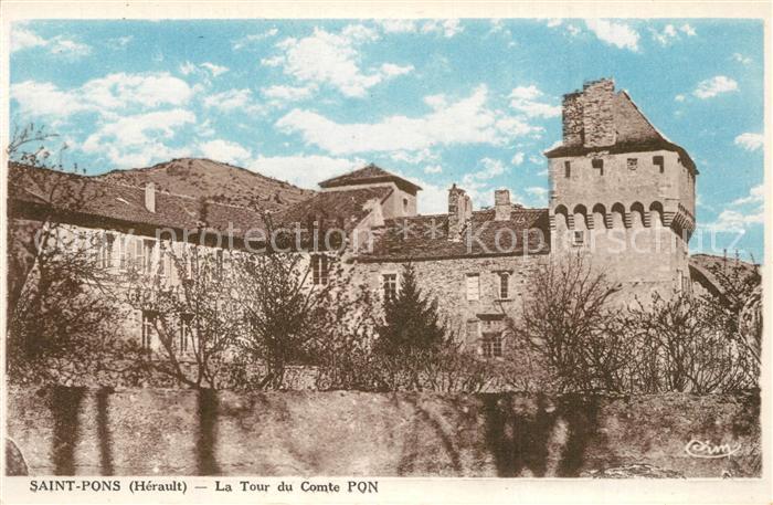 Saint-Pons-de-Thomieres 34 Herault Tour du Comte Pon