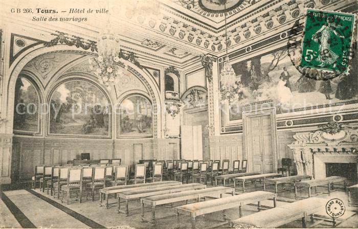 Tours Indre-et-Loire Hôtel de Ville Salles des mariages