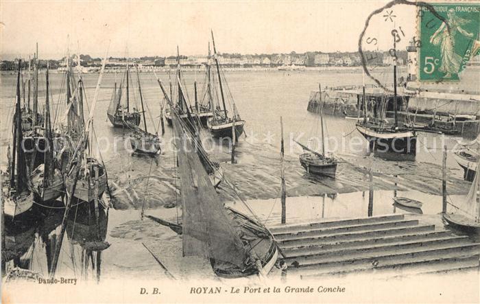 Royan 17 Le Port et la Grande Conche Bateaux