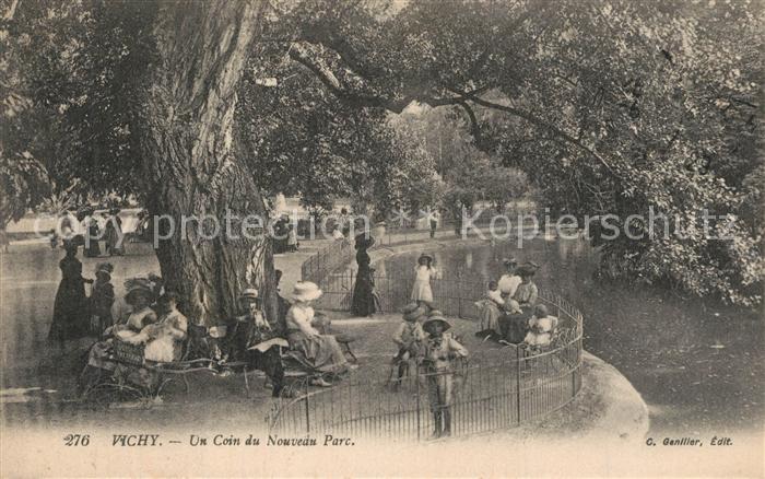 Vichy Allier Un coin du nouveau parc