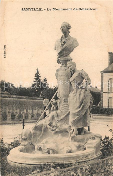 Janville d Eure-et-Loir Monument de Colardeau Statue