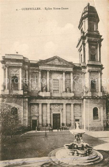 Guebwiller Elsass Eglise Notre Dame Fontaine