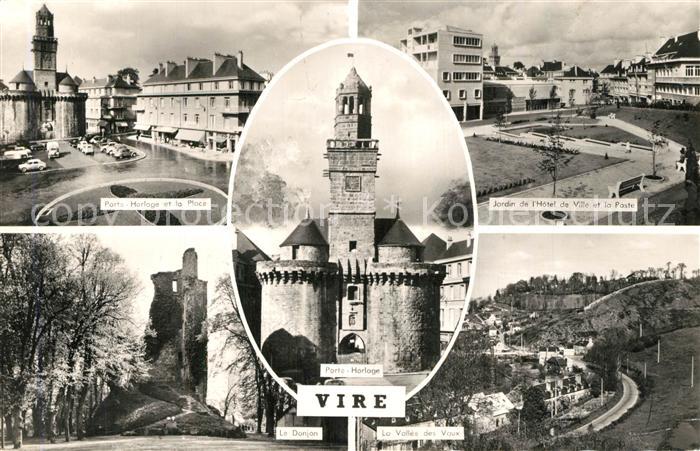 Vire Calvados Porte Horloge Place Donjon Jardin de l_