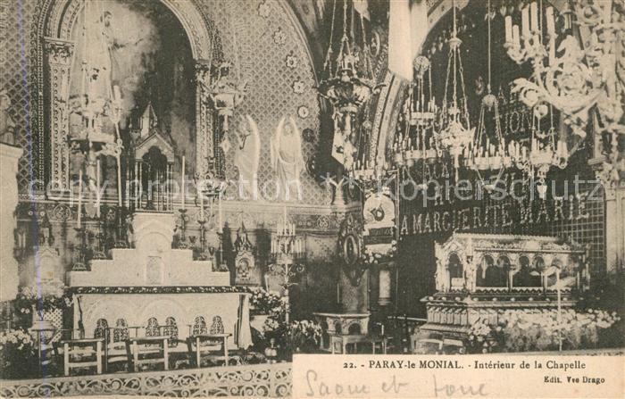 Paray-le-Monial Intérieur de la Chapelle