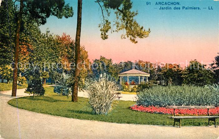 Arcachon Gironde Jardin des Palmiers