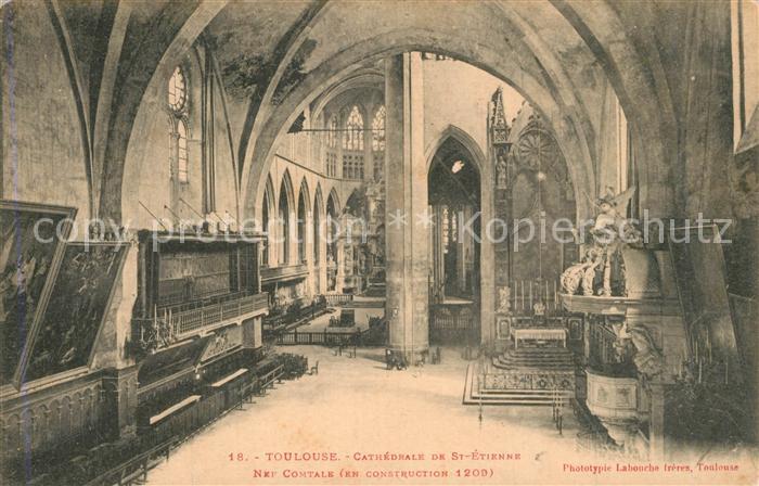 Toulouse Haute-Garonne Cathedrale de Saint Etienne Nef Comtale