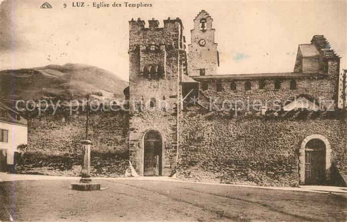 Luz-Saint-Sauveur Hautes Pyrenees Eglise des Templiers
