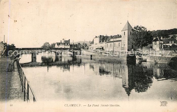 Clamecy Nievre Pont Saint Martin