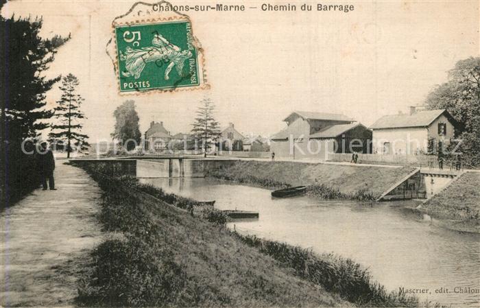 Chalons-en-Champagne Marne Chemin du Barrage