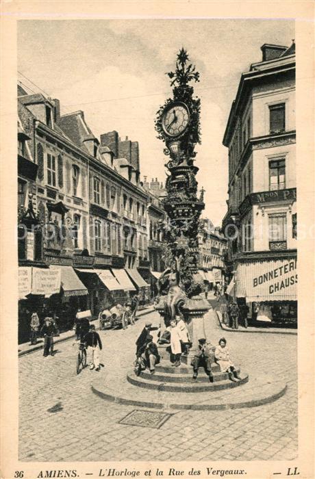 Amiens Horloge Rue des Vergeaux
