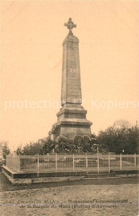 Le Mans Sarthe Monument Commémoratif de la Bataille du