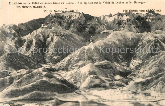 Luchon Haute-Garonne Panorama du Vallee et les Montagnes