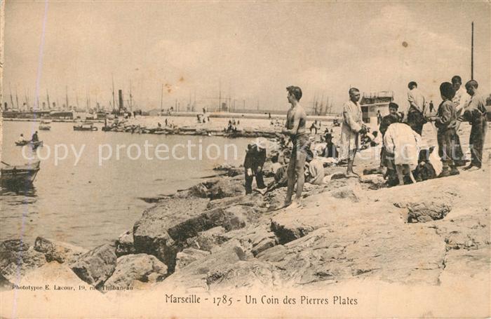Marseille Bouches-du-Rhone Un coin des Pierres Plates Côte d Azur