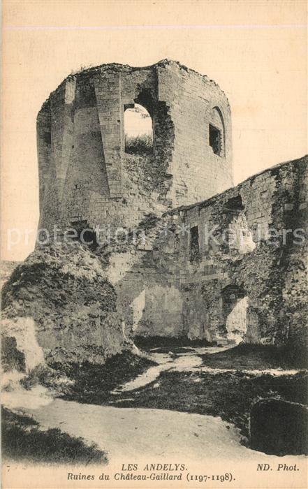 Les Andelys Ruines du Chateau Gaillard