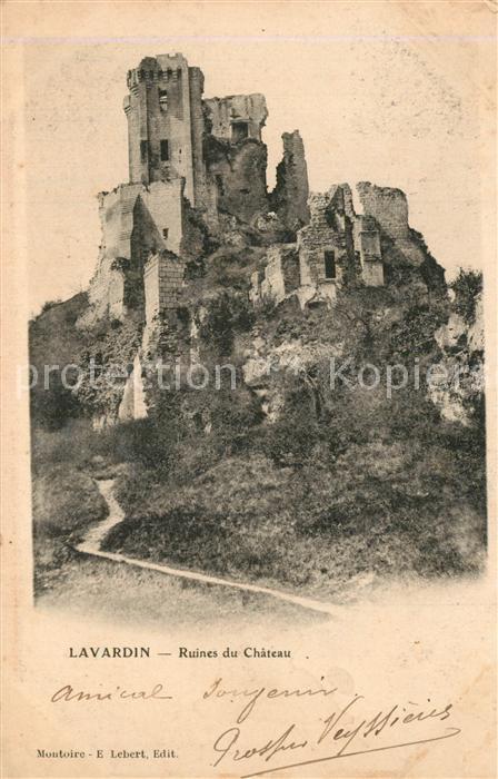 Lavardin Loir-et-Cher Ruines du Chateau