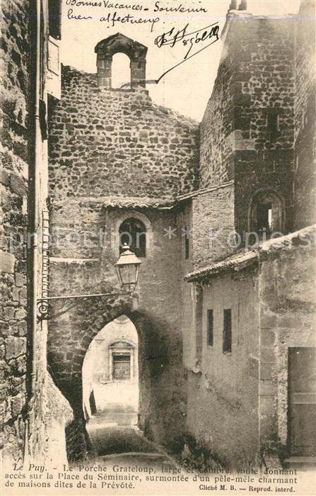 Le Puy de Dome Le Porche Grateloup