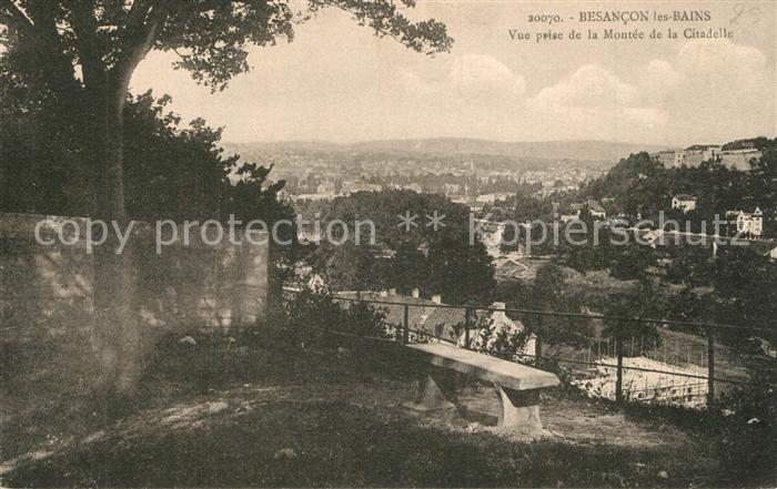 Besancon les Bains Ve prise de la Montee de la Citadelle