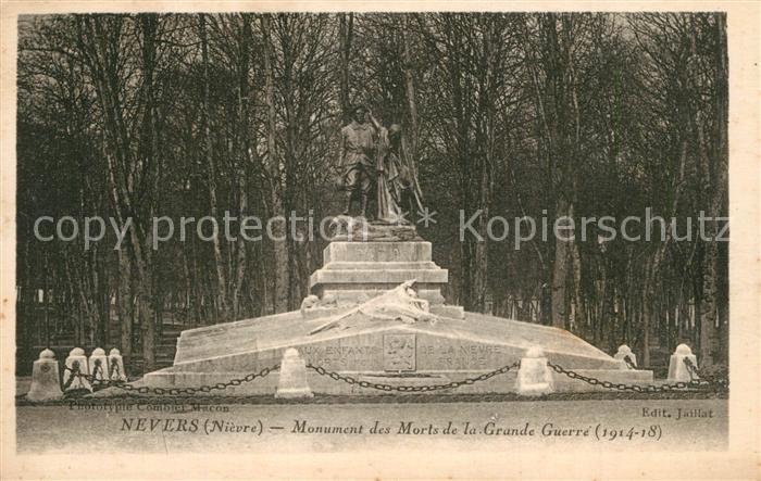 Nevers 58 Monument des Morts de la Grande Guerre Kriegerdenkmal