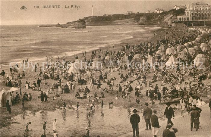 Biarritz Pyrenees Atlantiques La plage