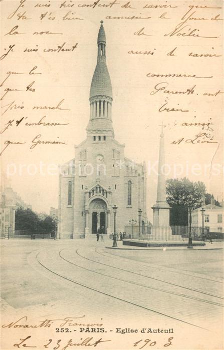 Paris Eglise d Auteuil