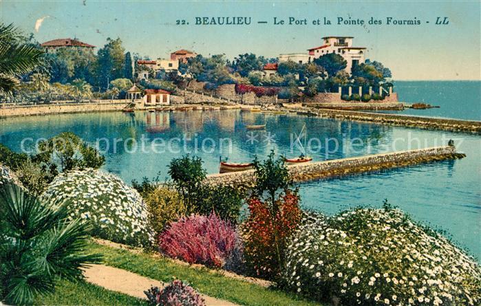 Beaulieu-sur-Mer Le Port et Pointe des Fourmis