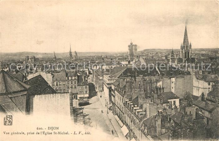 Dijon 21 Vue Generale prise de l'Eglise Saint Michel