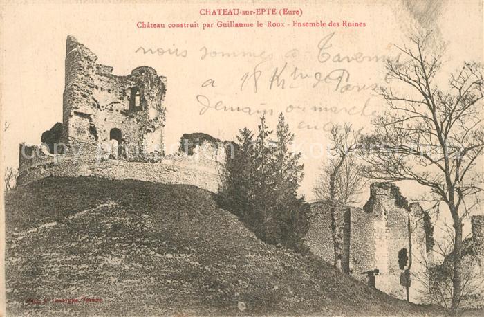 Chateau-sur-Epte Ruines du Chateau construit par Guillaume le Roux