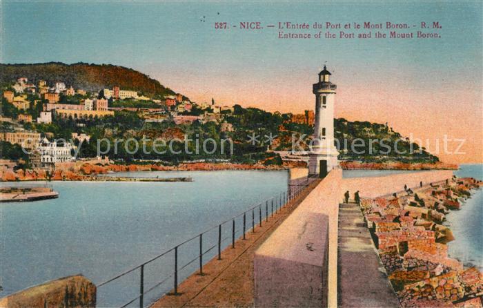 Leuchtturm Lighthouse Nice Port Mont Boron