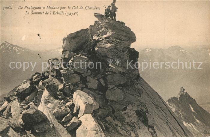 Bergsteigen Klettern De Pralognan a Modane Col de Chavieres Sommet de l'Echelle