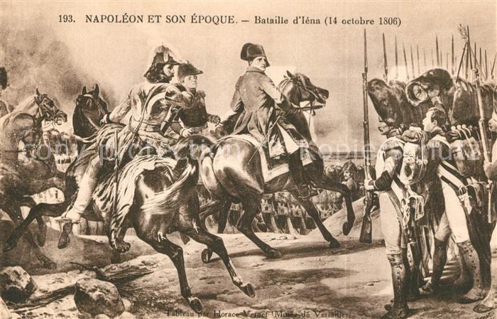 Napoleon Bonaparte Bataille d Iena 14 octobre 1806