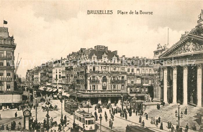 Strassenbahn Bruxelles Place de la Bourse