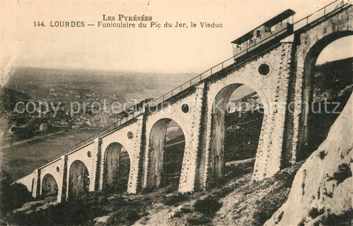 Zahnradbahn Lourdes Funiculaire du Pic du Jer Viadu