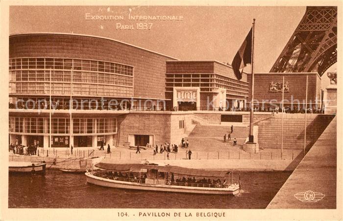 Exposition Internationale Paris 1937 Pavillon de la Belgique