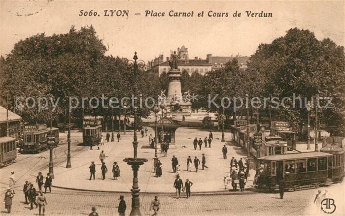 Strassenbahn Lyon Place Carnot Cours de Verdun