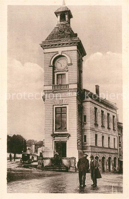 Meximieux Hotel de Ville et route de Chalamont