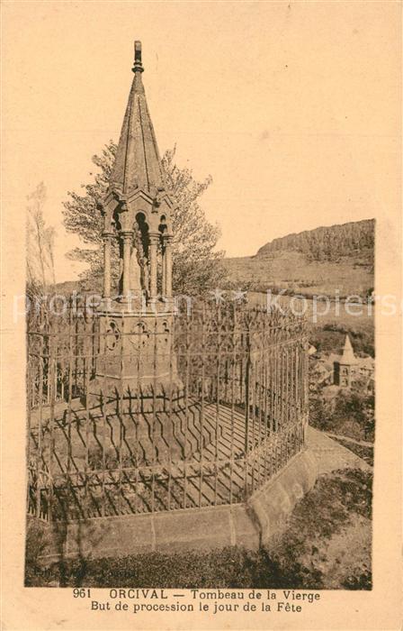 Orcival Tombeau de la Vierge