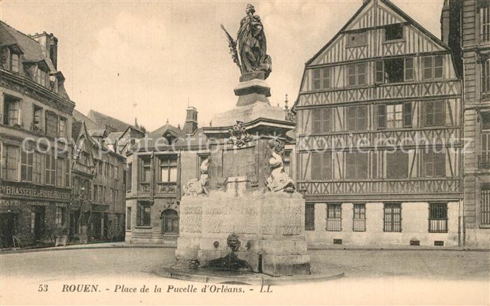 Rouen Plac de la Pucelle d`Orleans