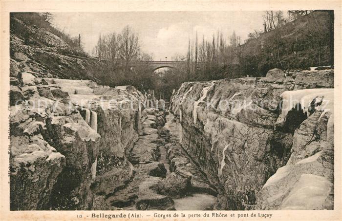 Bellegarde-sur-Valserine Gorges de la Perte du Rhone